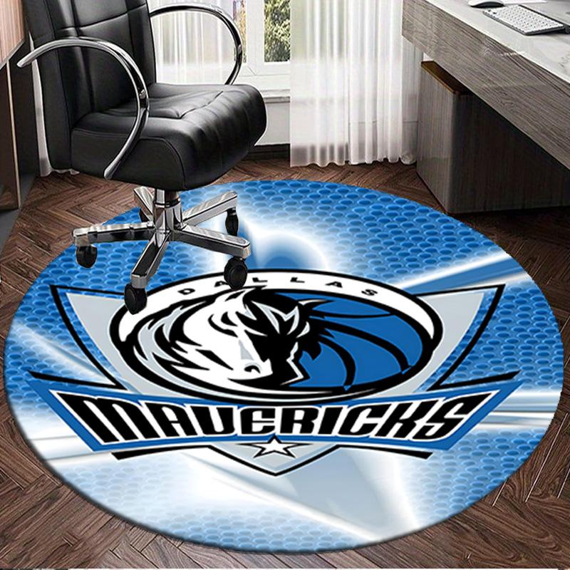 DALLAS BASKETBALL TEAM Round Rug for Livingroom,Bedroom, Palyroom, Chair Rug, Area rug, Circle Carpet, Large Size Fan Christmas gift