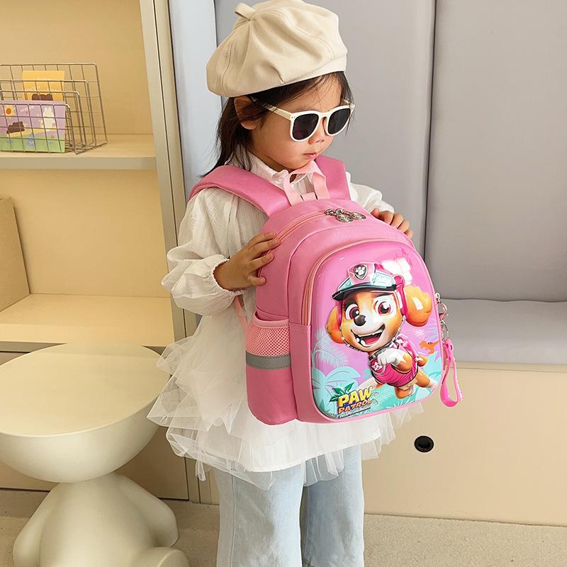 Kindergarten Cartoon Cute Backpack Fashionable New Letter Print Double Shoulder Bag Anime Outdoor Storage Children'S Backpack