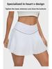 High Waist Pleated Sports Skirt: Yoga, Running, Badminton, Tennis - Anti-Exposure, One-Piece Short Skirt