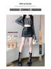 Women's 2024 PU Leather Black Midi Skirt - High Waist, Bodycon, A-Line, Sexy, Slimming, Autumn/Winter Collection