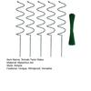 5Pcs Tomato Twist Stake Windproof Plant Support Spiral Tomato Cages Climbing Plant Stake Frame for Potted Plants Tomato Rose Vine
