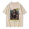 Funny Mona Lifta Oversized Pump Cover Meme Graphic Tshirt Men Women Vintage Gym Fitness T-shirt Summer Male Soft Cotton T Shirts