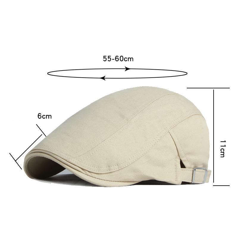 Newsboy Caps for Men Flat Hat Cotton Cap Women's British Vintage Gatsby Painter Hats Ivy Hat Gorro Hombre Boina Four Seasons