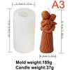 Sculpted Mother Baby Child Candle Mold Mom Carving Silicone Mold Soap Soy Wax Epoxy Resin DIY Handcraft Party Dinner Decorati