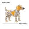 Süße Hundebrosche Exquisit und Luxuriös Angenehm zu Tragen Unisex, Geschenk zum Geburtstag, Muttertag und zur Abschlusszeit