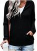 Women's Casual Loose Fit Hooded Sweatshirt Long Sleeve Pullover