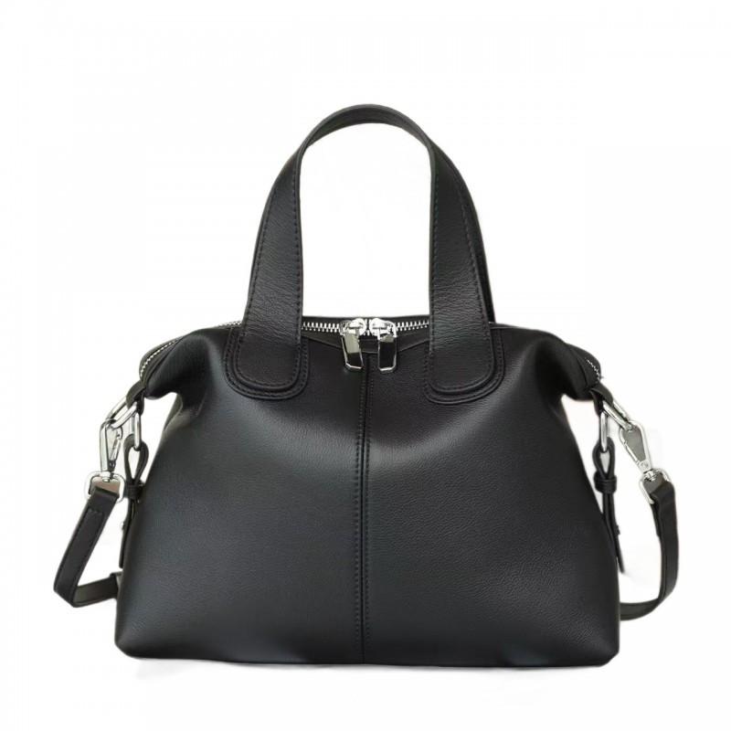 New Style Natural Top-layer Cowhide Pillow Bag Women's Portable Crossbody Commuting All-matching High-end Retro Shoulder