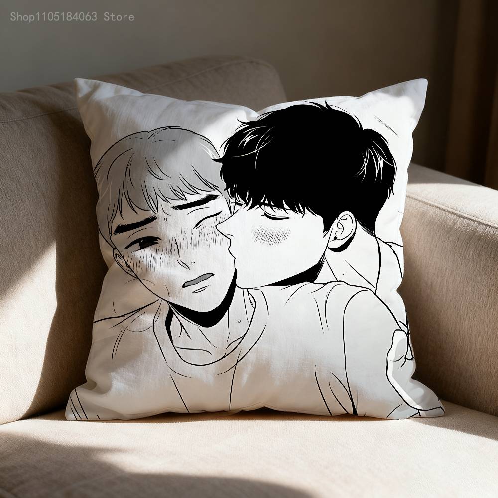 BJ A-Alex Comic Throw Pillow Case For 45x45cm 40x40cm 55x55cm 50x50cm 30x30cm Square Car Pillowcase Shell