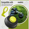Durable Nylon Replacement Trimmer Head Compatible with Multiple Lawn Mower Models Rotary Spool for Efficient Grass Cutting