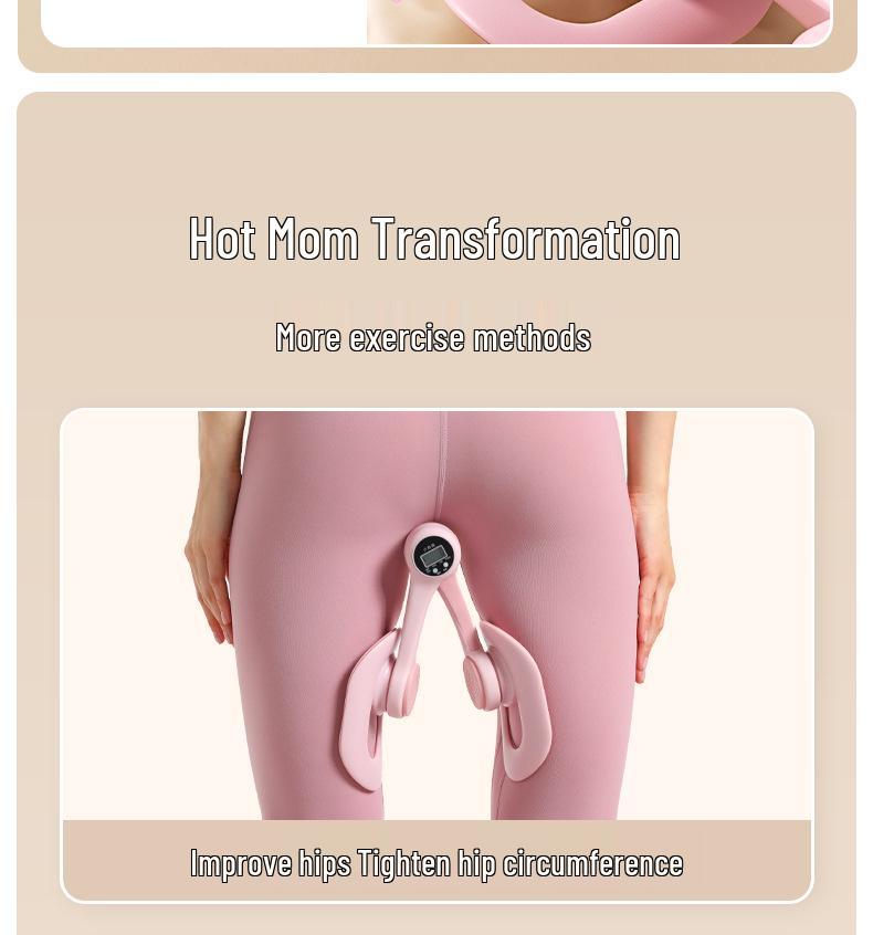 Pelvic Floor Kegel Trainer: Thigh and Leg Clamp with GD Square Buckle