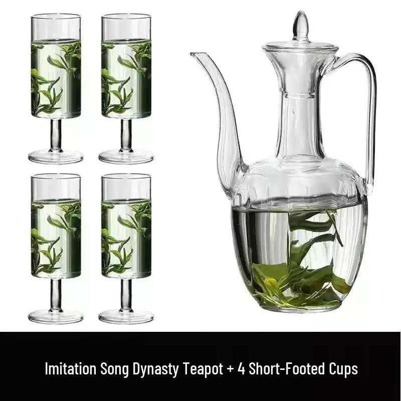 Zuo Zhi Xun Imitation Song Dynasty Glass Teapot