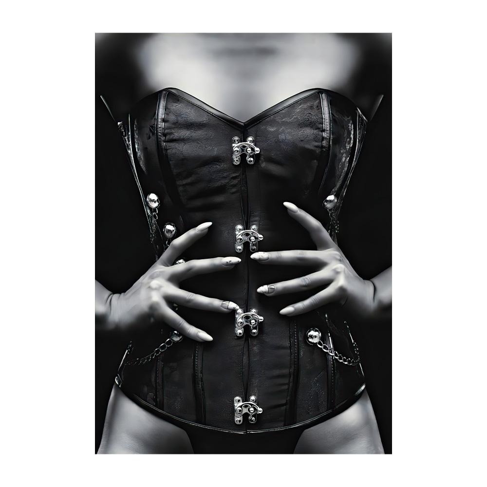 Modern Sexy Female Elegant Handheld Wine Glass Canvas Painting Women Poster Prints Wall Art Pictures Room Hallway Bathroom Decor