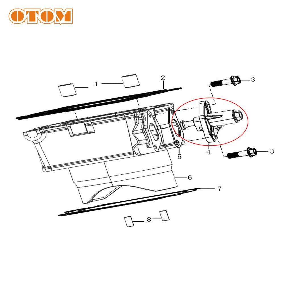 OTOM Motorcycle Engine Timing Chain Tensioner For ZONGSHEN NC250 ZS177MM NC450 ZS194MQ-2 RX3 KAYO T6 K6 Motoland BSE Dirt Bike