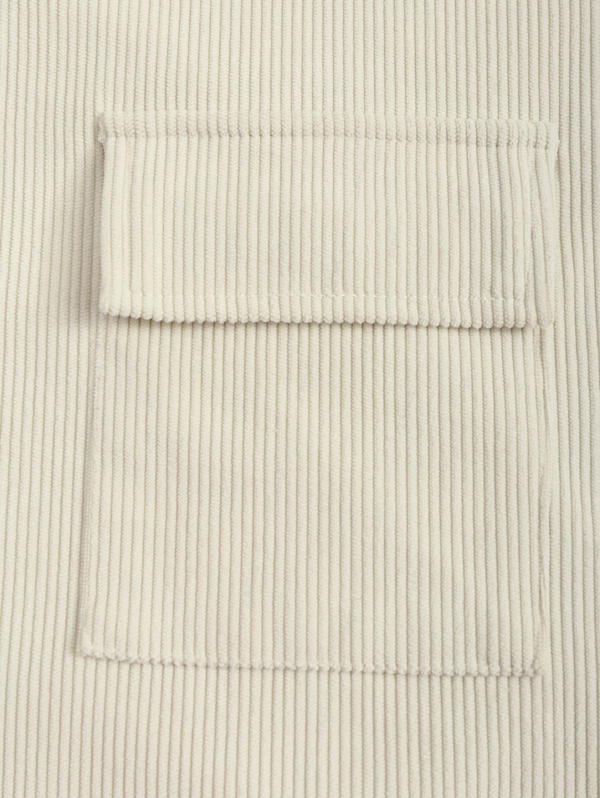 ZAFUL Рубашка из вельвета с двухцветными передними карманами и цветными блоками XXL света — фото 5