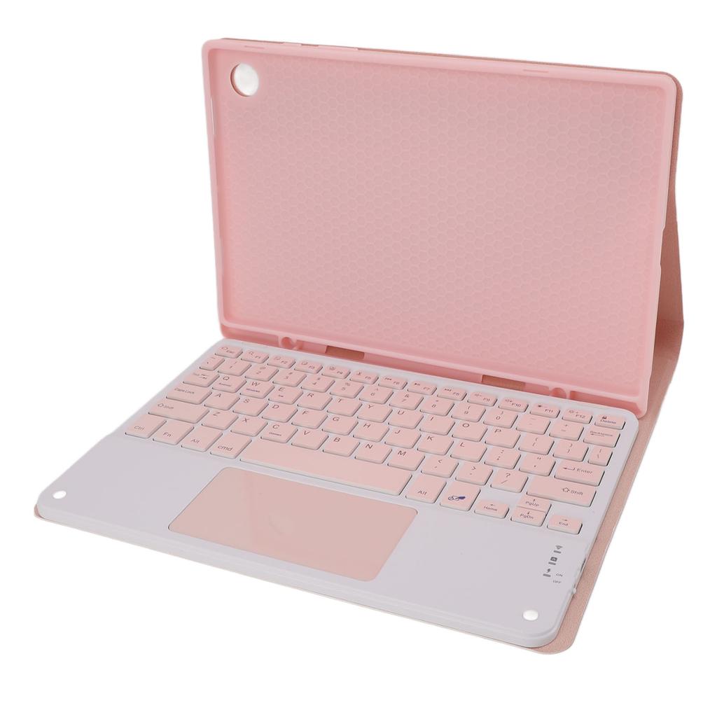 Case for Tab A8 Tablet Pink Soft TPU Precise Cutouts Pen Slot Tablet Case with Wireless Keyboard Mouse for Protection