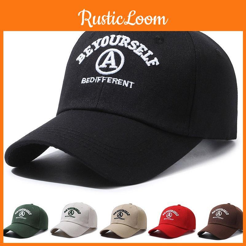 Letter Beyourself A Baseball Cap Uv Protection Hat Outdoor Breathable Cap Gift