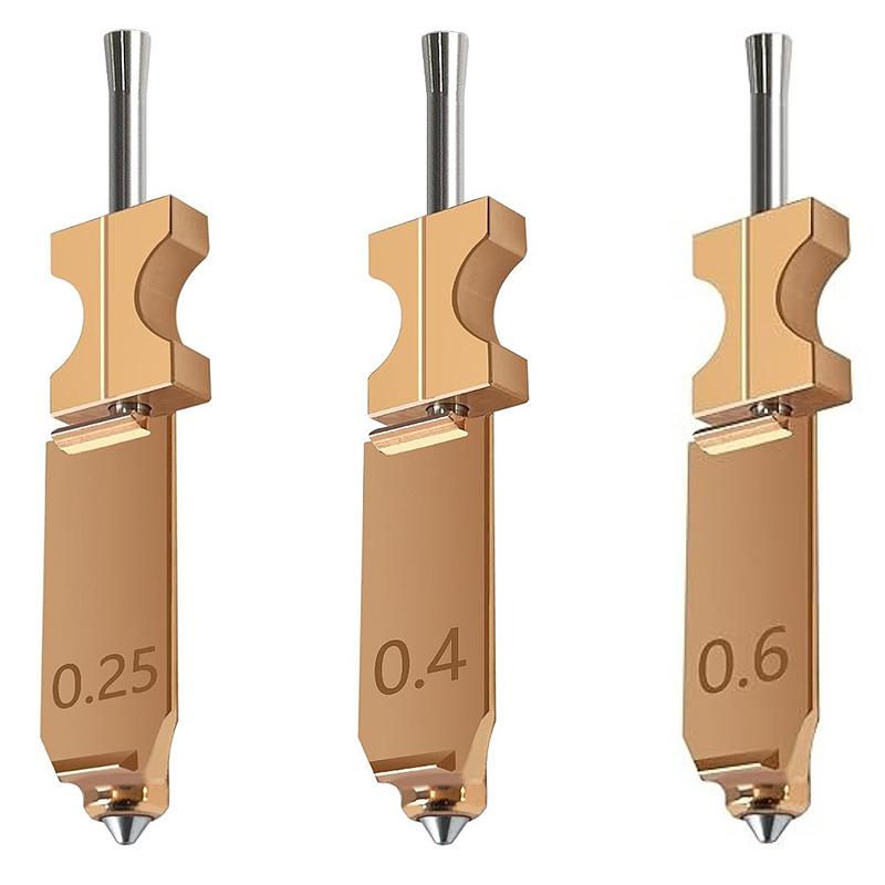 For Flashforge Ad5X Nozzle Upgrade Detachable 0.25 0.4 0.6 0.8Mm For Flashforge Ad5X Hotend Extruder Quick Release Heater Block