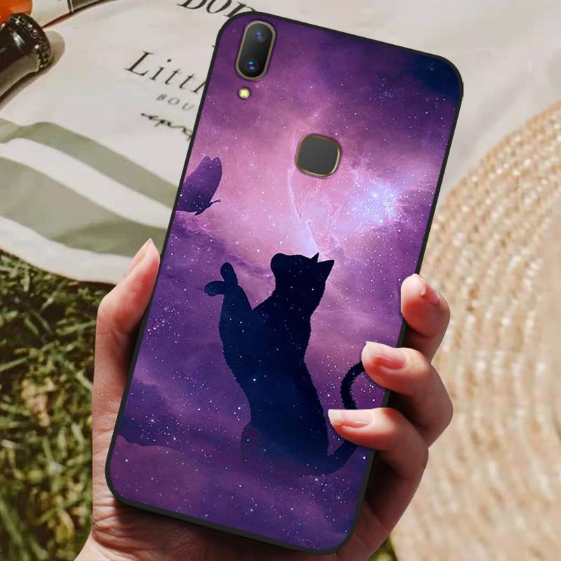For Vivo Y85 Case 1723 V9 Silicon Back Cover Phone Case for Vivo V9 Youth Cases Soft Bumper Coque for Vivo 1727 1726 Fundas