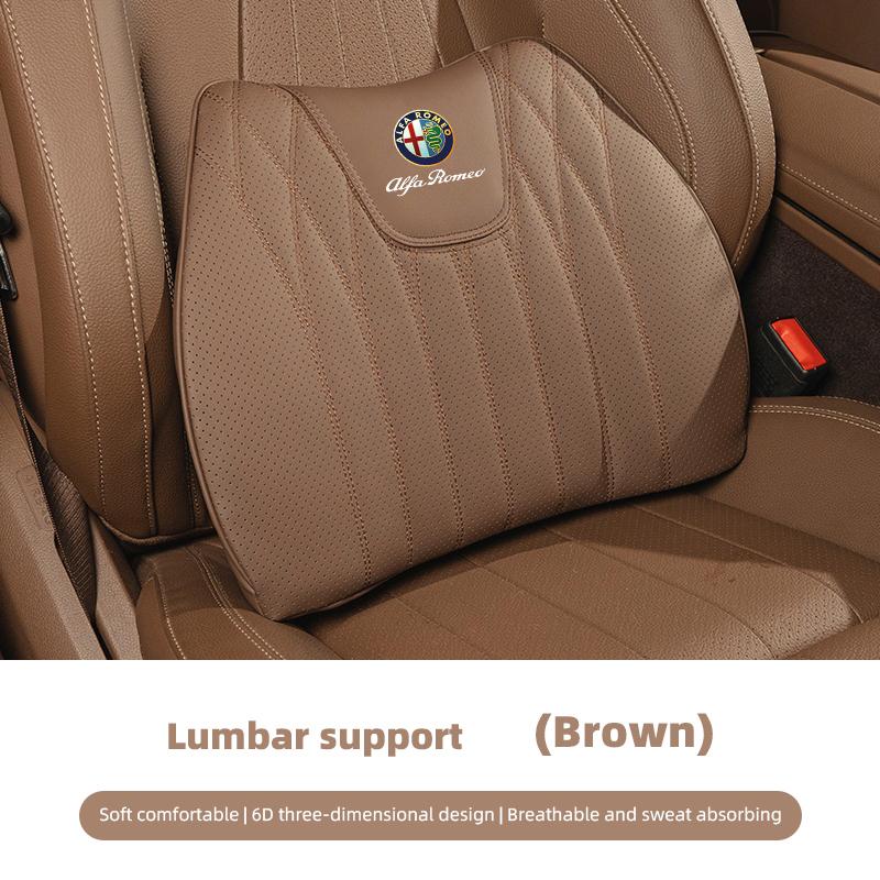 For Alfa Romeo Car Dedicated Seat Cover Memory Sponge Lumbar Support For Alfa Romeo Giulia Stelvio Giulietta 156 159 147 Tonale