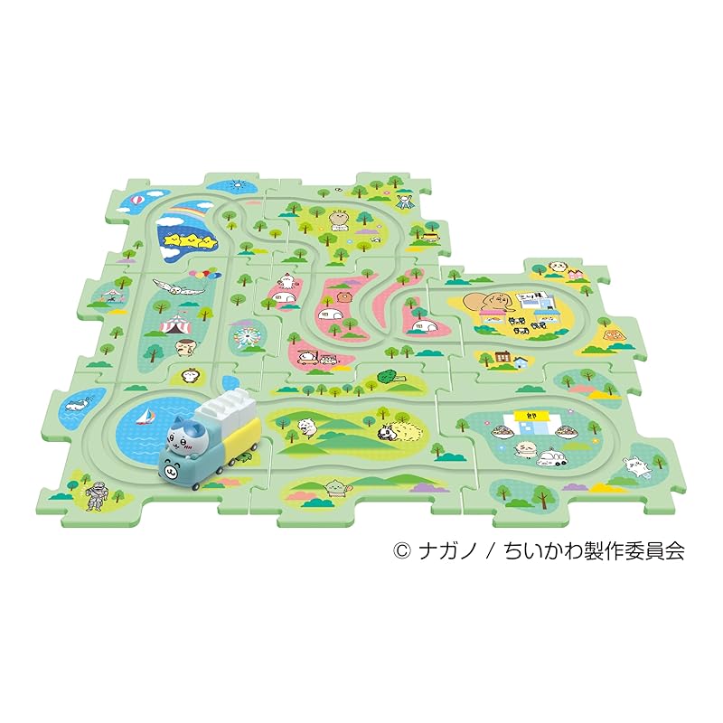 Masudaya Corporation Panel World Chiikawa Running! Hachiware Toy, Ages 3+, Battery Operated, 480-1715