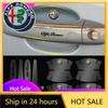 Car Stickers For Alfa Romeo 4/8pcs Car Door Handle Cup Anti-scratch Sticker Protection Film For Alfa Romeo 159 147 156 166 164 S