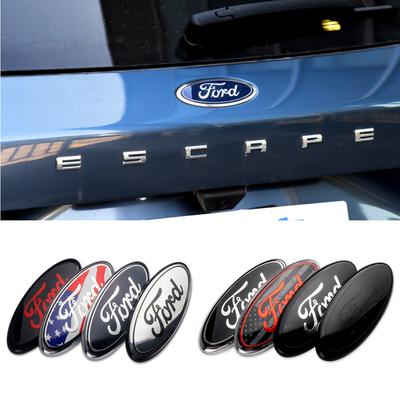 Car Front Hood Badge Rear Boot Emblem Front Grille Logo Sticker Decoration For Ford Ranger S-Max Focus Galaxy Mondeo MK4 Tourneo U2