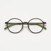 Tr90 Ultra-Light Round Glasses Frame For Women, The Same Mustard Tea Glasses, Plain Anti-Blue Flat Glasses For Women