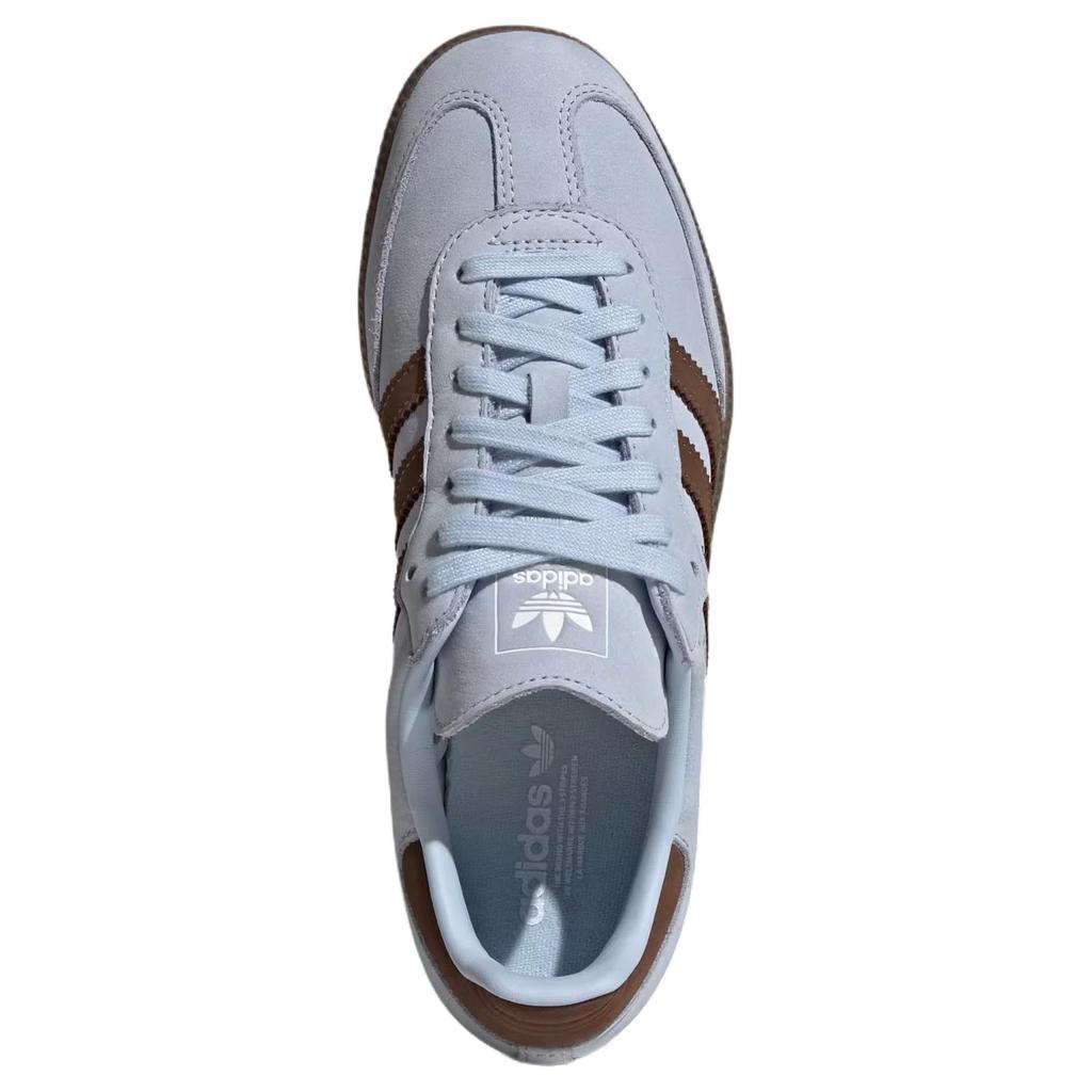 adidas Samba OG Crystal Sky Earth Strata Weiß Damen Sneaker Braunes Schuhwerk-Weiß IH9167