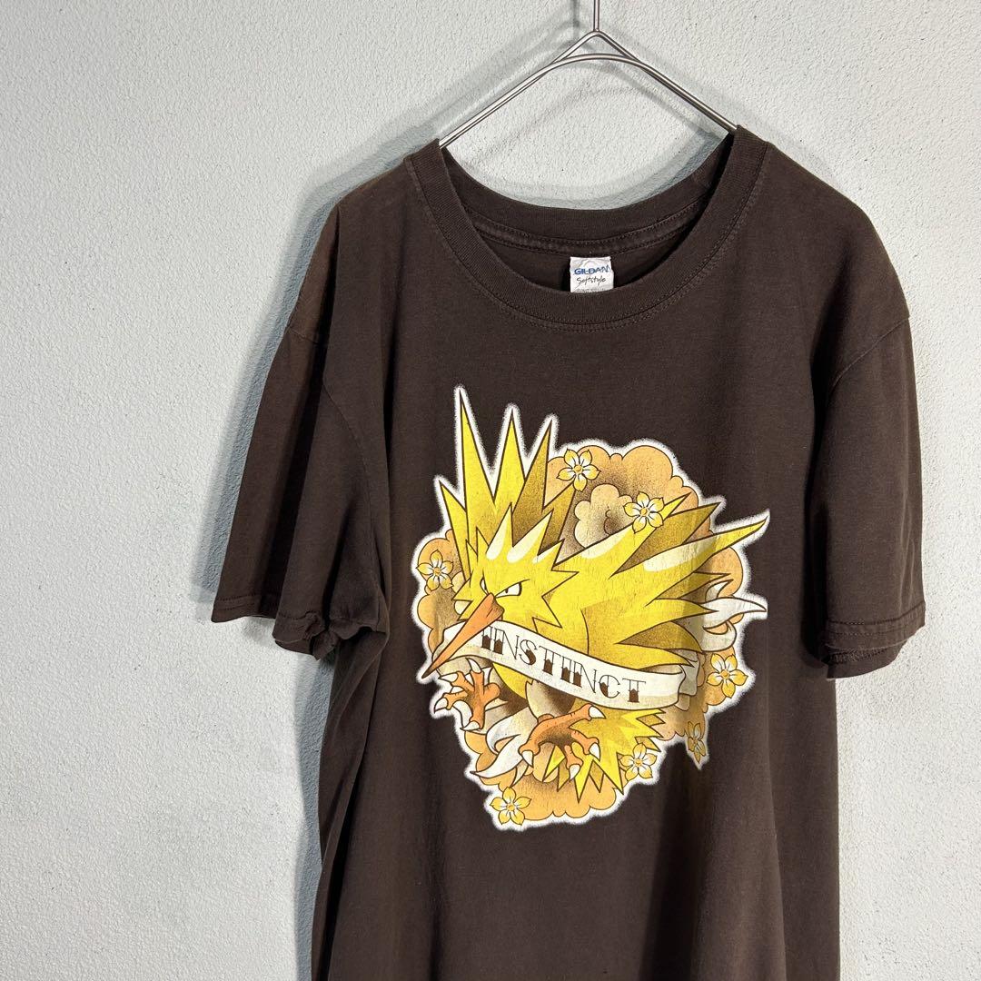

[USED] Thunder t-shirt Pokemon anime tee 90s 00s Y2K rare