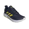 adidas Duramo 9 Comfortable Cushioning Low-Top Casual Running Shoes Men Sneakers Navy-Blue Yellow EG3007
