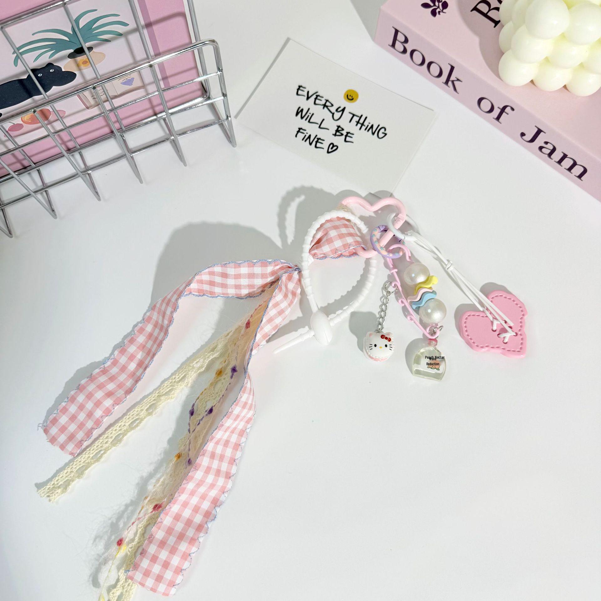 

Miu Series Trendy Toy Blind Box Pendant: DIY Cloth Doll Accessories in Pink