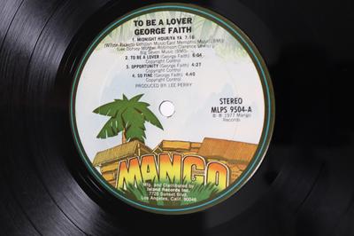 LP Record GEORGE FAITH - To Be A Lover MLPS9504 MANGO 1977 UK Reggae, Ska & Dub Used