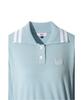 WAAC Women Big Collar Knit Hybrid Polo Wwtbm26301Bul
