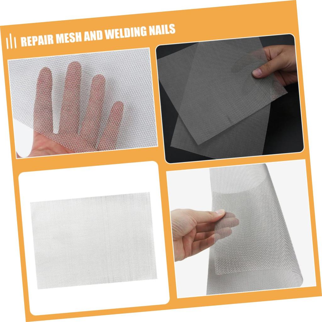 DONFAMDS 6pcs Car Bumper Repair Welding Grid Welding Mesh Fabric Car Accessories Auto Bumper