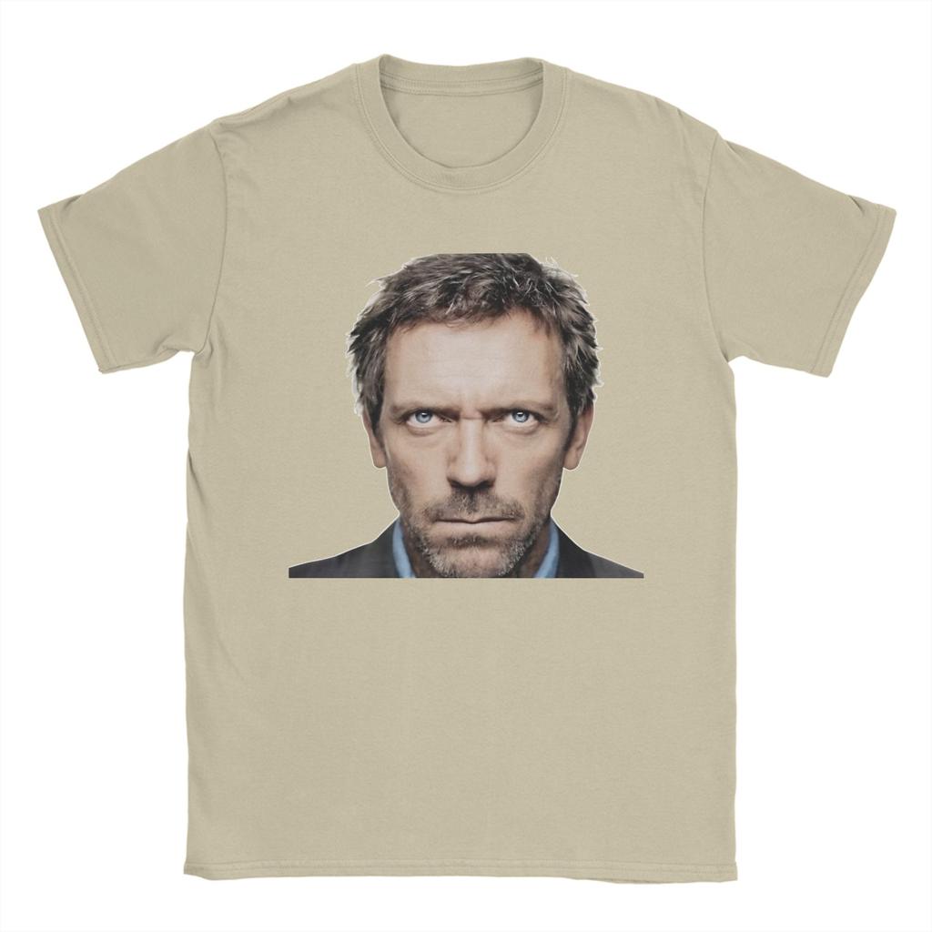 Dr Gregory House Simple Portrait Tshirt Hippie T Shirts Short Sleeve Vintage Tshirt Beach Pure Cotton Crew Neck 5xl 6xl Clothes