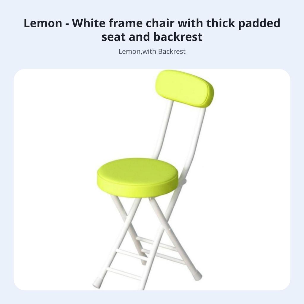 Gepolsterter runder Klapphocker Platzsparend X-förmiges Gestell Klapphocker Keine Montage erforderlich Minimalistisches Design Für Studenten