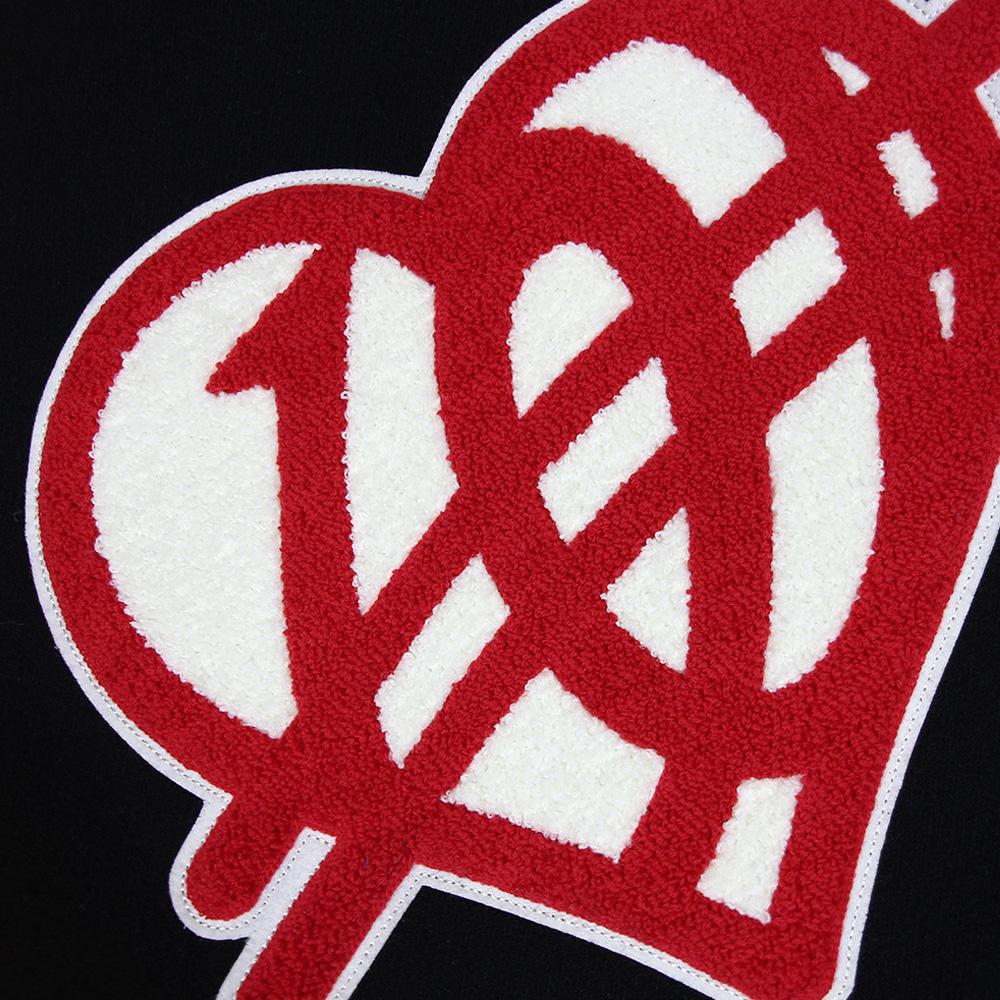 Weirdworld Heart Logo Wool Varsity Jacket
