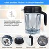For Vitamix Blender Pitcher 64oz Low-Profile Replacement for Vitamix 750, 5200, 5000, 6300, 7500 Container Jar Cup