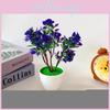 Multicolor Simulation Plastic Rosa Chinensis  Artificial Flower Plants Potted