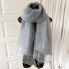 Mulberry Silk Blend Women's Scarf Lightweight Silk Scarf New Fashion Shawl  Spring Autumn Outfit