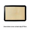 Coffee Silicone Baking Mat: 0.7mm Thick, Heat-Resistant, Platinum Silicone for Baking and Kneading