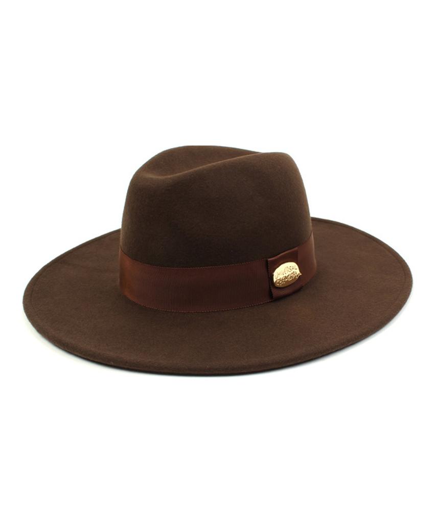 Yunibeosyeolkemiseuteuli Br Line Wool Brown Fedora