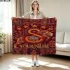 1PC Galatasaray S Custom Name Patterned Flannel Blanket Suitable For All Seasons for Home Decor Warmth and Comfort Gifts Holiday Present