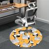1pc Zebra Pattern Office Round Area Rug, Indoor Mat Suitable For Office, Under Office Chairs Bedroom Living Room Home Decor, Room Deco177