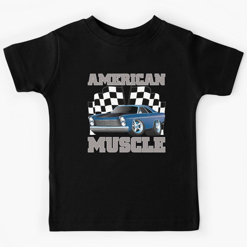 Muscle Cars High Performance Race Car Street Machine Kids T-Shirt 140