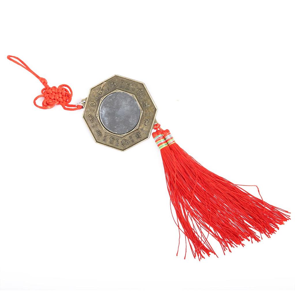 Chiński Feng Shui 7 cm Lustro Bagua Szczęście Modlitwa Wisząca Zawieszka Nowość