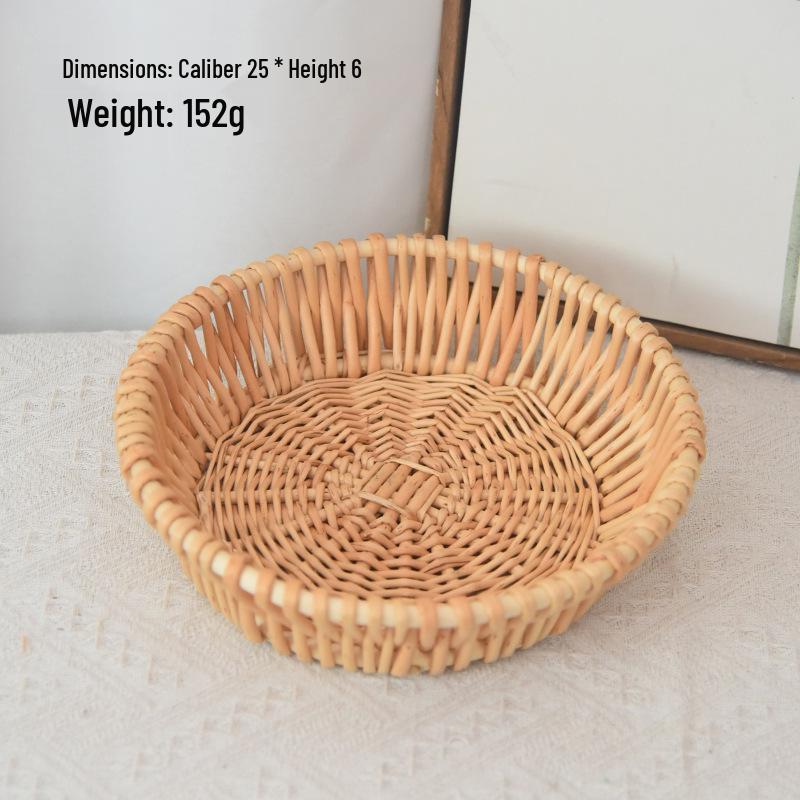 Handwoven Rattan Storage & Snack Basket Collection