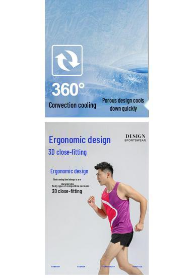 Men's Quick-Dry Marathon Racing Vest for Track, Trail, and Fitness Running