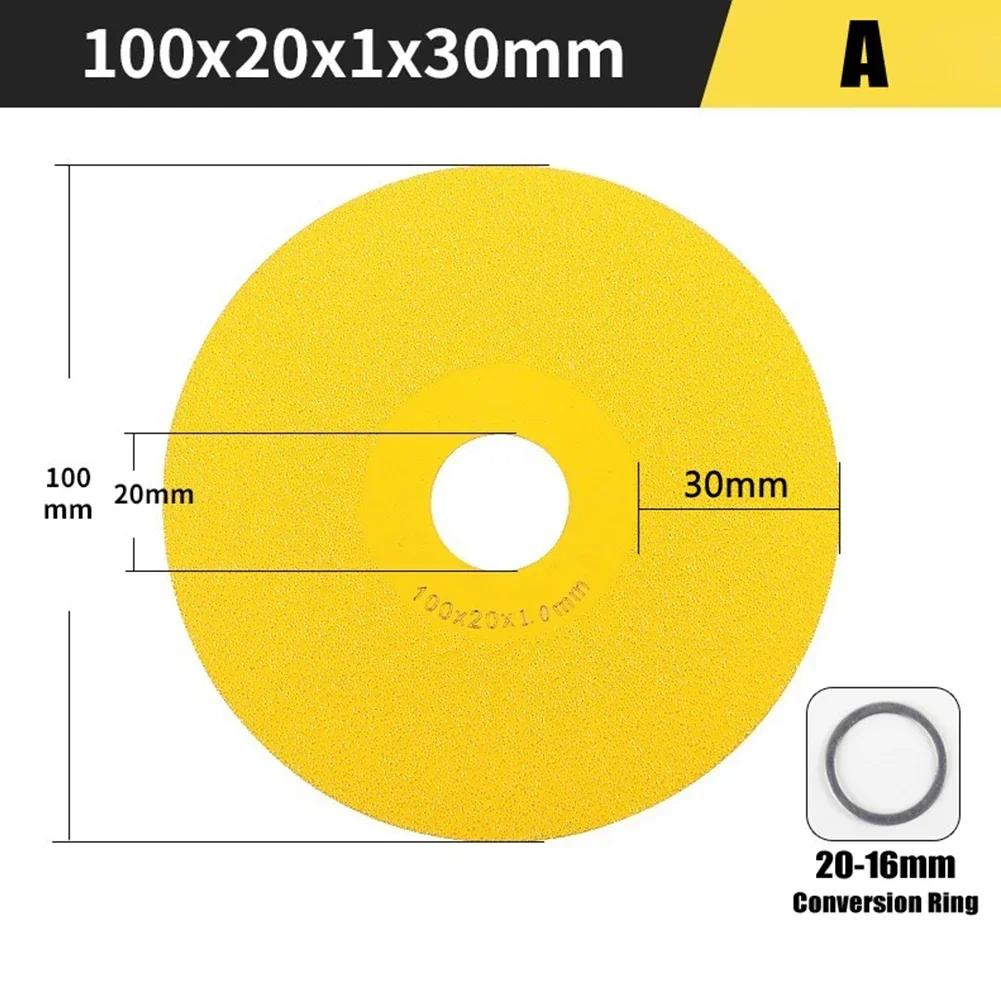 

1pc 100/110mm Diamond Cutting Disc Dry/wet Cutting Tile Marble Saw Blade Grinding Wheel For Ceramic Jade Glass Chamfering
