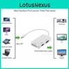 3-в-1 Адаптер Mini DP до HDMI, DVI, VGA з чіпсетом для Macbook Pro Air, Налаштування кількох моніторів